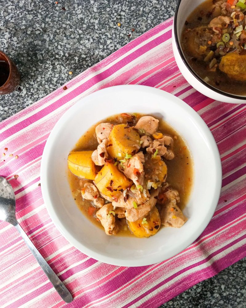 In a Cold Light of the Day | CHICKEN AND PLANTAIN PEPPER SOUP